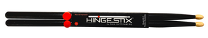 HINGESTIX - Practice Drumsticks, a learning tool that reinforces proper grip, finger technique, and rebound